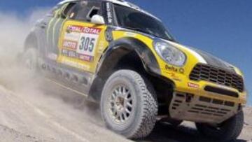 "Nani" Roma durante la etapa de hoy.