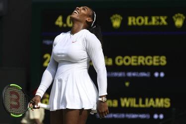 Extraordinary Serena makes Wimbledon final for 10th time