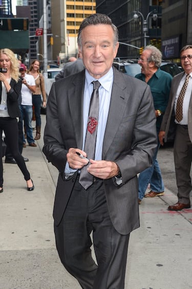 El presidente Roosevelt montado a caballo será el principal aliado de Larry Daley, vigilante nocturno del Museo de Historia de Nueva York, cuando todos personajes y animales que se exponen allí cobran vida. No obstante, no fue el único presidente que representó Robin Williams. También hizo de Dwight D. Eisenhower en la película de El Mayordomo. 