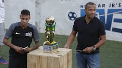Neymar y su padre, esta semana en Sao Paulo.