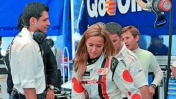 <b>ANIMADA. </b>Carmen se divierte en su nuevo desafío.