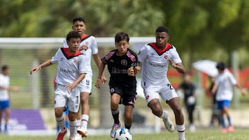 Thiago Messi emula a su padre