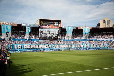 El último tifo de la afición. 