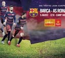El Barça confirma a la Roma como rival para el Gamper