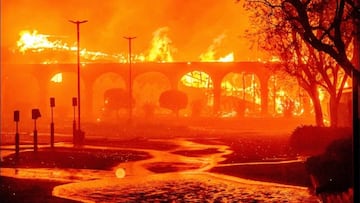 “La situación es crítica, los incendios en Los Ángeles se expanden rápido; cuiden a sus familias”