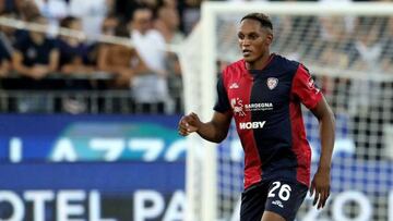 Yerry Mina contra el Como.