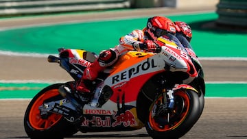 MARC MARQUEZ Y FABIO QUARTARARO EN EL GP DE ARAGÓN.