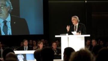 <b>FIRME APUESTA. </b>Xavier Trias abrió el GSF con un gran discurso.