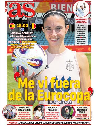 Las portadas de AS de julio