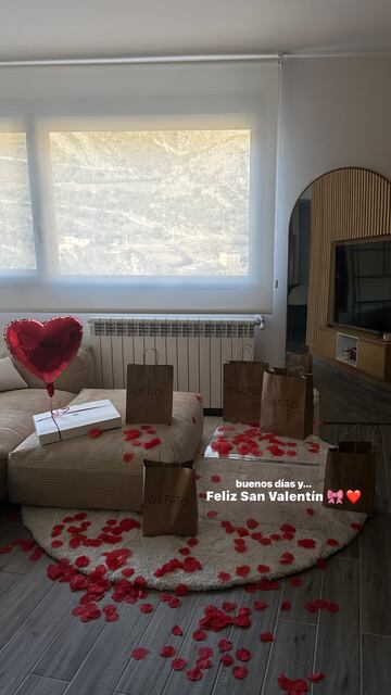 Los deportistas y famosos demuestran su amor por San Valentín