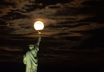 La Estatua de la Libertad, uno de los monumentos más famosos de Nueva York.