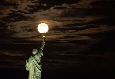 La Estatua de la Libertad, uno de los monumentos más famosos de Nueva York.