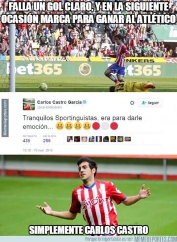 Los memes más divertidos de la derrota del Atlético ante el Sporting