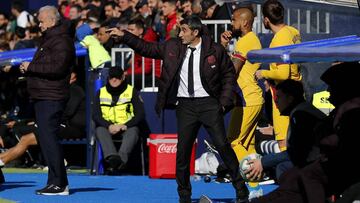 Ernesto Valverde: “Era un día difícil, el campo estaba fatal”