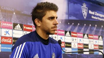 Irureta, en la rueda de prensa de esta mañana.