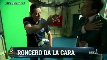 Roncero no estaba para bromas y Soria le hartó: "Que no me toques..."