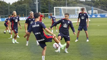 Yeremay volvió a entrenarse con el Deportivo.