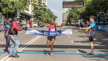 El vencedor en la carrera Liberty.
