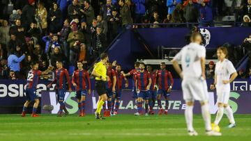 Levante 2-2 Real Madrid: resumen, resultado y goles