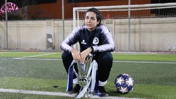 Bireen Sadagah y las Eagles, equipo campeón de la primera liga femenina en Arabia Saudí