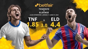 CD Tenerife vs. CD Eldense: horario, TV, estadísticas, clasificación y pronósticos