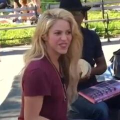 Shakira conquista las calles de Nueva York por sorpresa