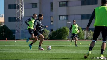 UD IBIZA, entrenamiento.