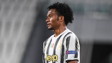 Juan Guillermo Cuadrado durante un partido con Juventus.