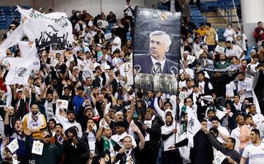 Ambiente madridista en Riad.