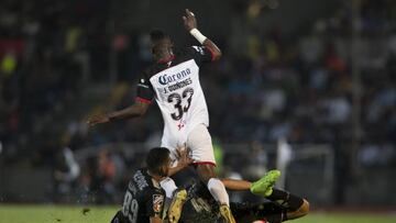 Julián Quiñones festeja su gol ante Monterrey como “Libre y Loko”