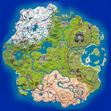 Así cambiará el mapa de Fortnite Temporada 2