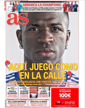 Las portadas de AS de septiembre