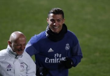 Real Madrid's first training session in Yokohama