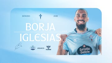 Anuncio del fichaje de Borja Iglesias por el Celta.