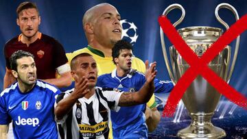 El XI maldito: cracks que nunca han levantado la Champions