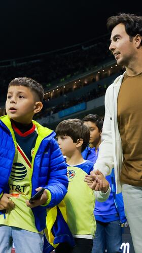 Así festejó Checo Pérez la clasificación del América a semifinales