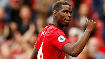 El centrocampista franc&eacute;s del Manchester United, Paul Pogba, durante un partido.