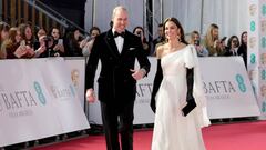 Here’s what the Prince and Princess of Wales wore to the BAFTAs.