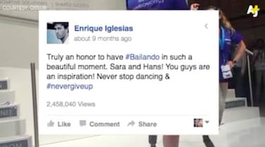 Una pareja de bailarines conmueve a las redes sociales