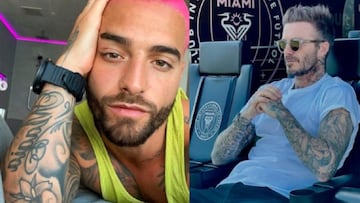 El piropo de David Beckham al nuevo look de Maluma