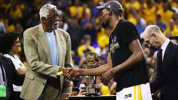 Kevin Durant, MVP de las Finales en su primer año en Oakland