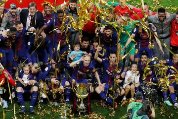 El Barcelona campeón de la Copa del Rey 2018.