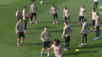 Marcelo freestyling provokes James to react