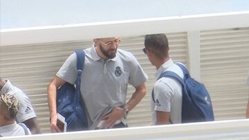 ¿Quería que lo vieran? El gesto de Benzema directo a la cámara...