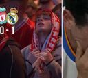 Felicidad y drama a partes iguales: así se vivió la final en el Bernabéu y Anfield