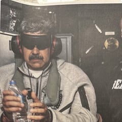 Donald Trump posts photo of Nicolás Maduro after capture