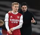 Arteta, mejor técnico de noviembre y diciembre en la Premier; Odegaard, mejor jugador