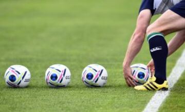 Entrenamiento del equipo irlandés.