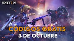 Free Fire | Códigos de hoy lunes 3 de octubre de 2022: recompensas gratis