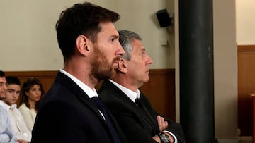 Messi en el juicio. 